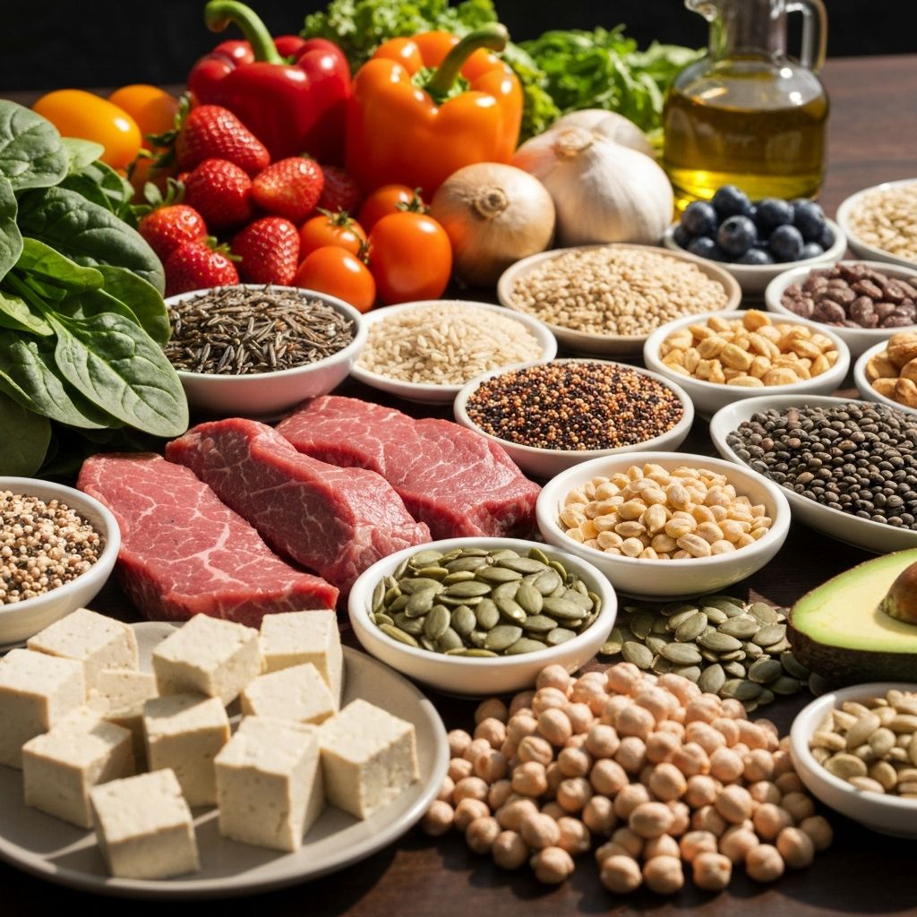 Balanced nutrition and diverse food groups